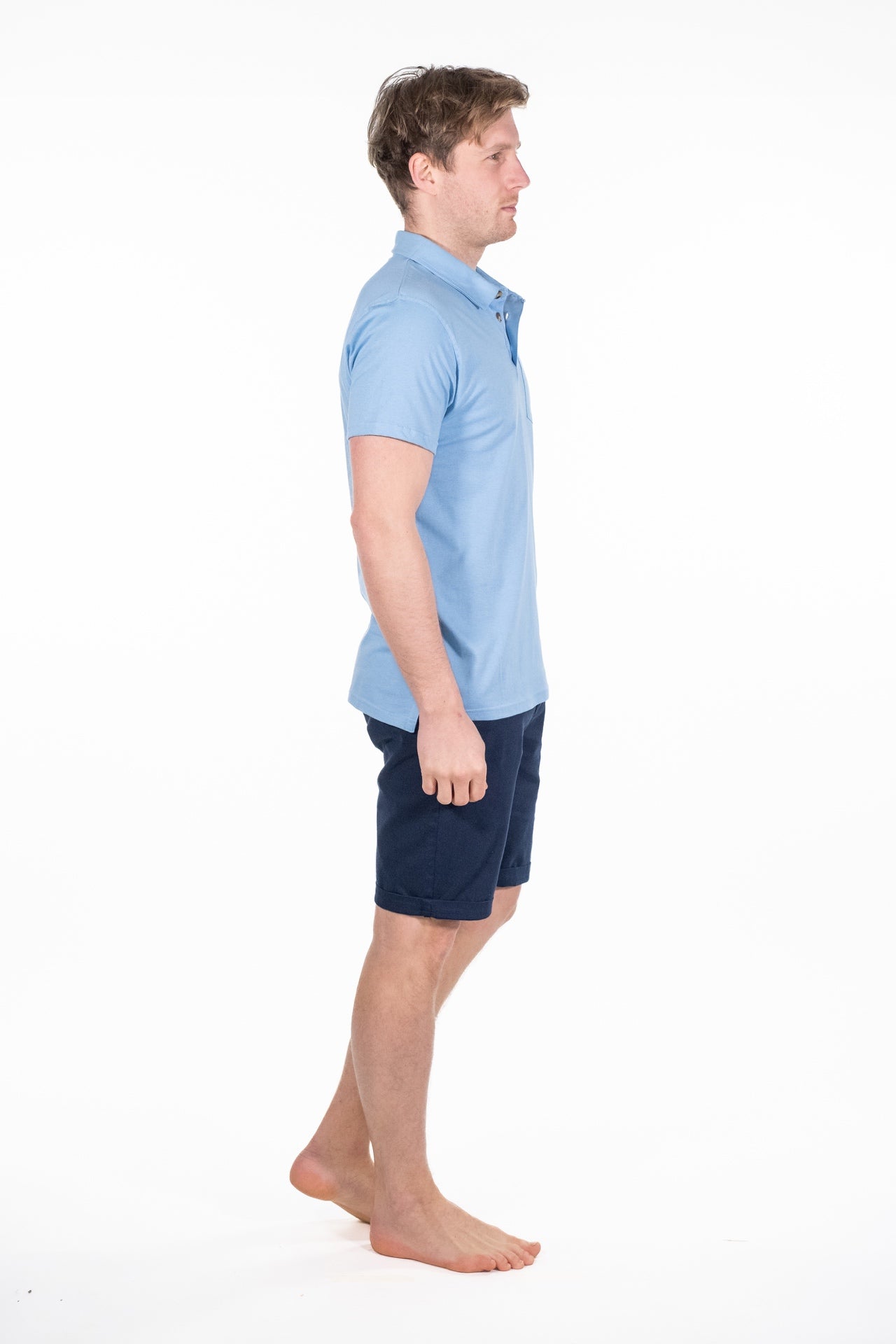 Theo Blue Jersey Polo - Rupert and Buckley - Polo Shirt