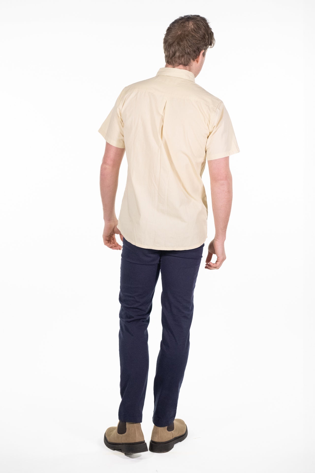 Otis Ecru Short Sleeved Shirt - Rupert and Buckley - Shirt