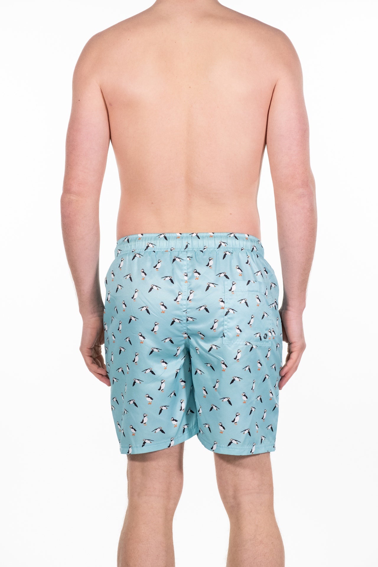 Arlo Puffin Print Swim Shorts - Rupert and Buckley - Swin Shorts