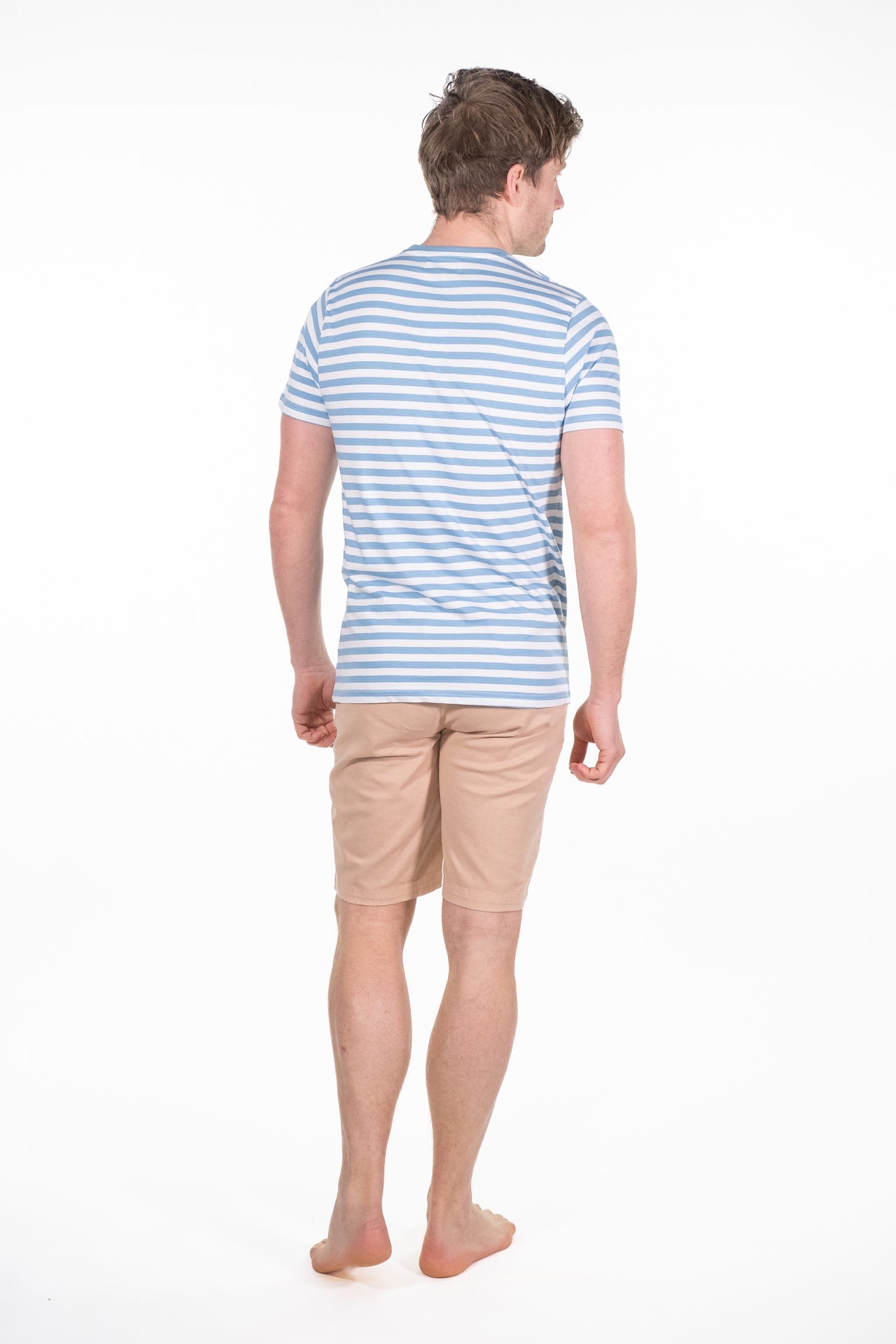 Albie Blue Striped T-Shirt - Rupert and Buckley - T-Shirt