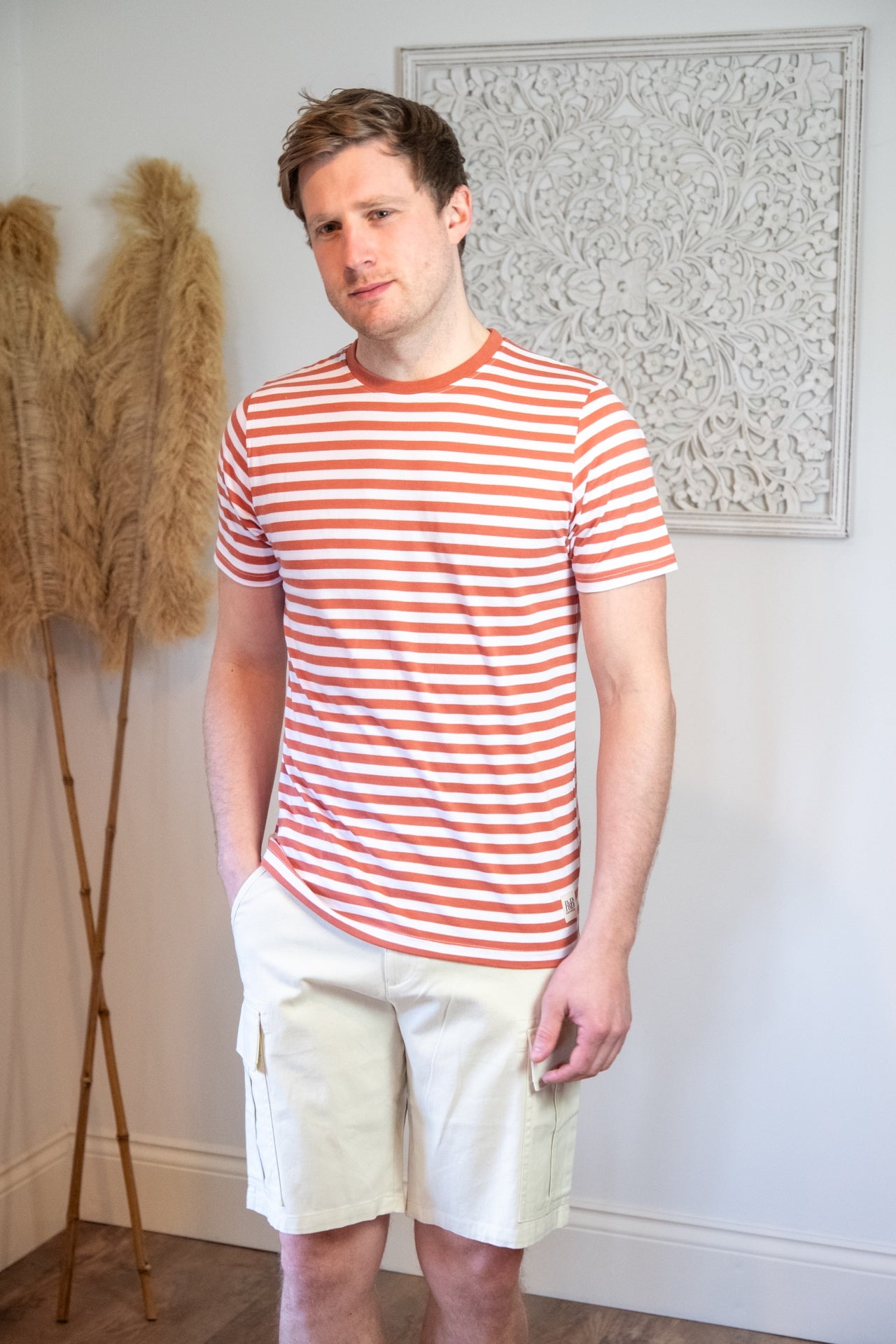 Albie Red Striped T-Shirt - Rupert and Buckley - T-Shirt